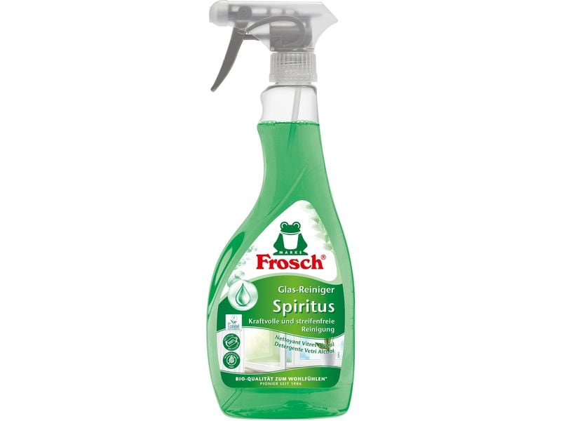 Frosch Glasreiniger Spiritus 500 ml Reiniger für Glas und glatte Flächen