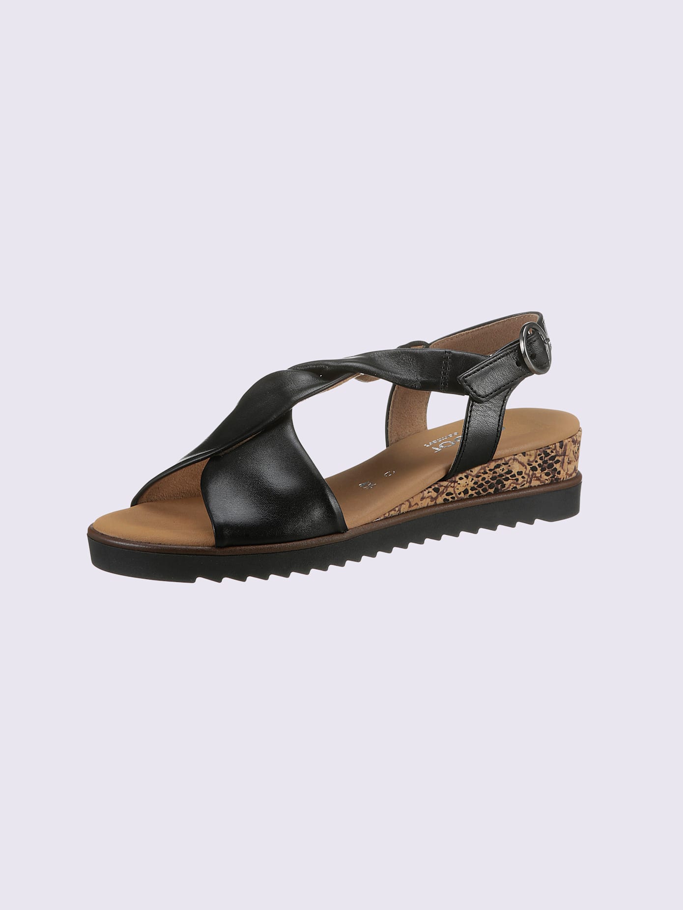 Sandales dessus : cuir