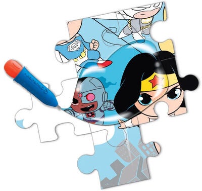 DC Comics Water Reveal Puslespill Super Friends 15 Biter