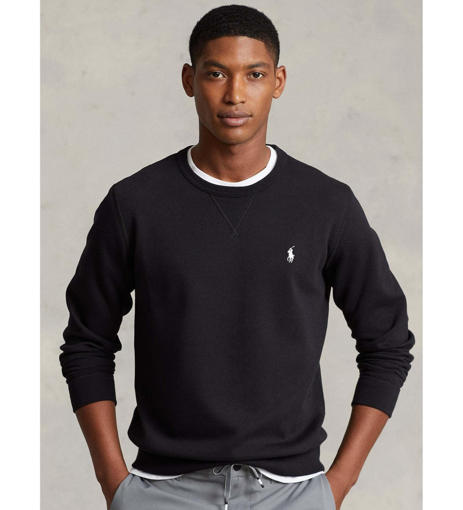 Suéter Ralph Lauren de manga comprida preto