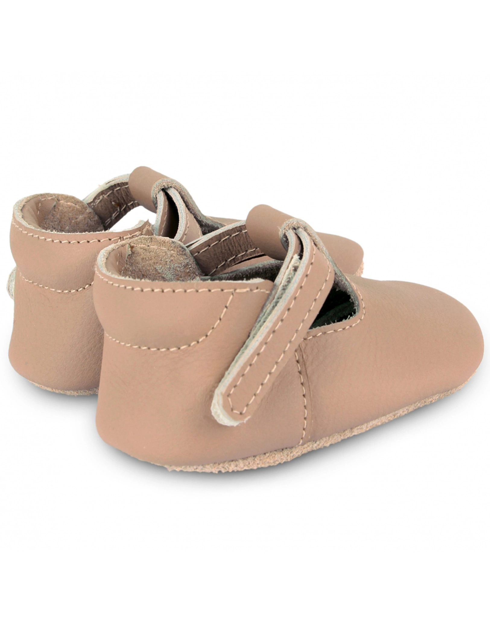 Krabbelschuhe ELIA in praline leather