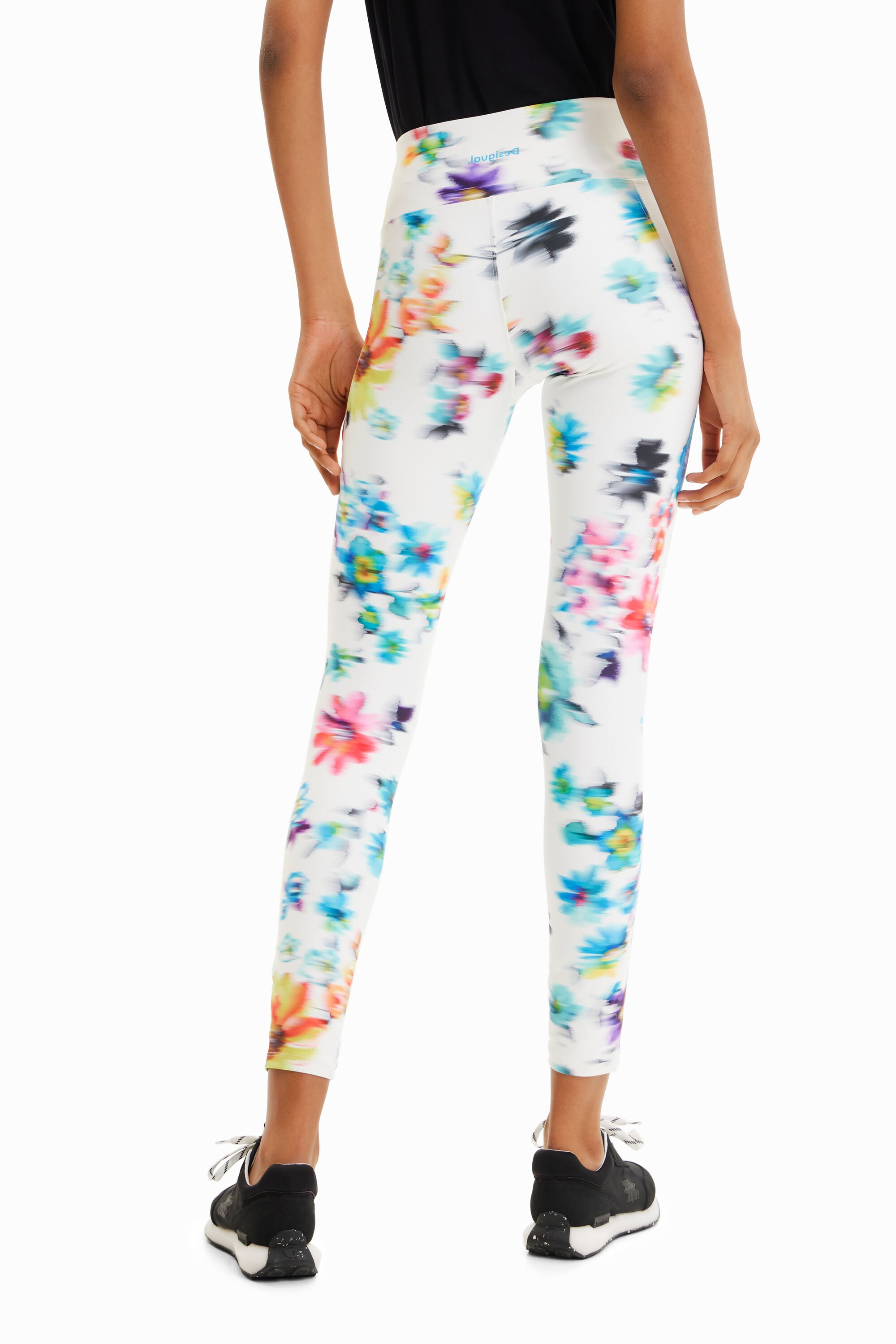 Legging de sport fleurs