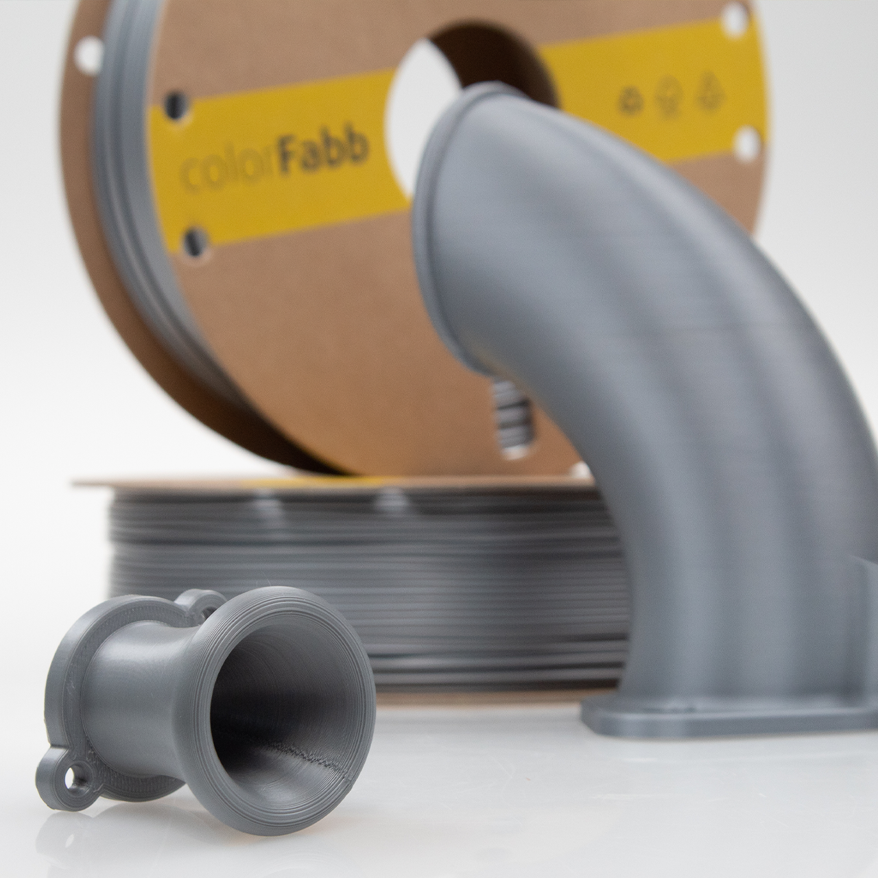 colorFabb  PLA-HP Silver, 1,75 mm / 750 g    Filament mit einer hohen Temperaturbeständigkeit