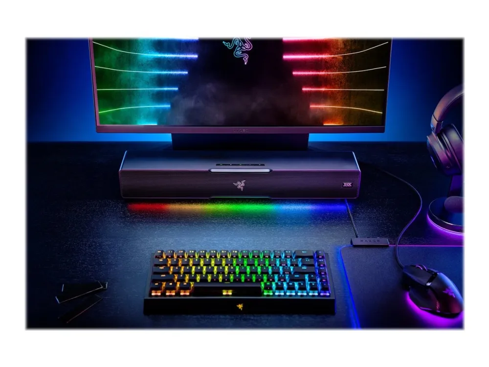 Razer Leviathan V2 - Lydbarsystem - til PC - trådløs - Bluetooth - App-kontrolleret - USB