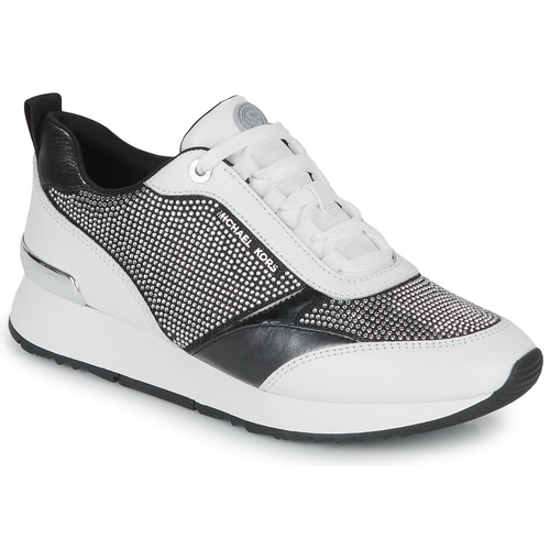 MICHAEL Michael Kors - ALLIE STRIDE TRAINER Blanco / Negro / Plateado