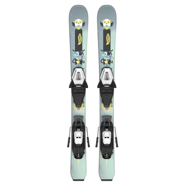 T1 XS (and C5)  Junior - Pisten-Ski-Set für Kids Aquatic/SafetyYellow