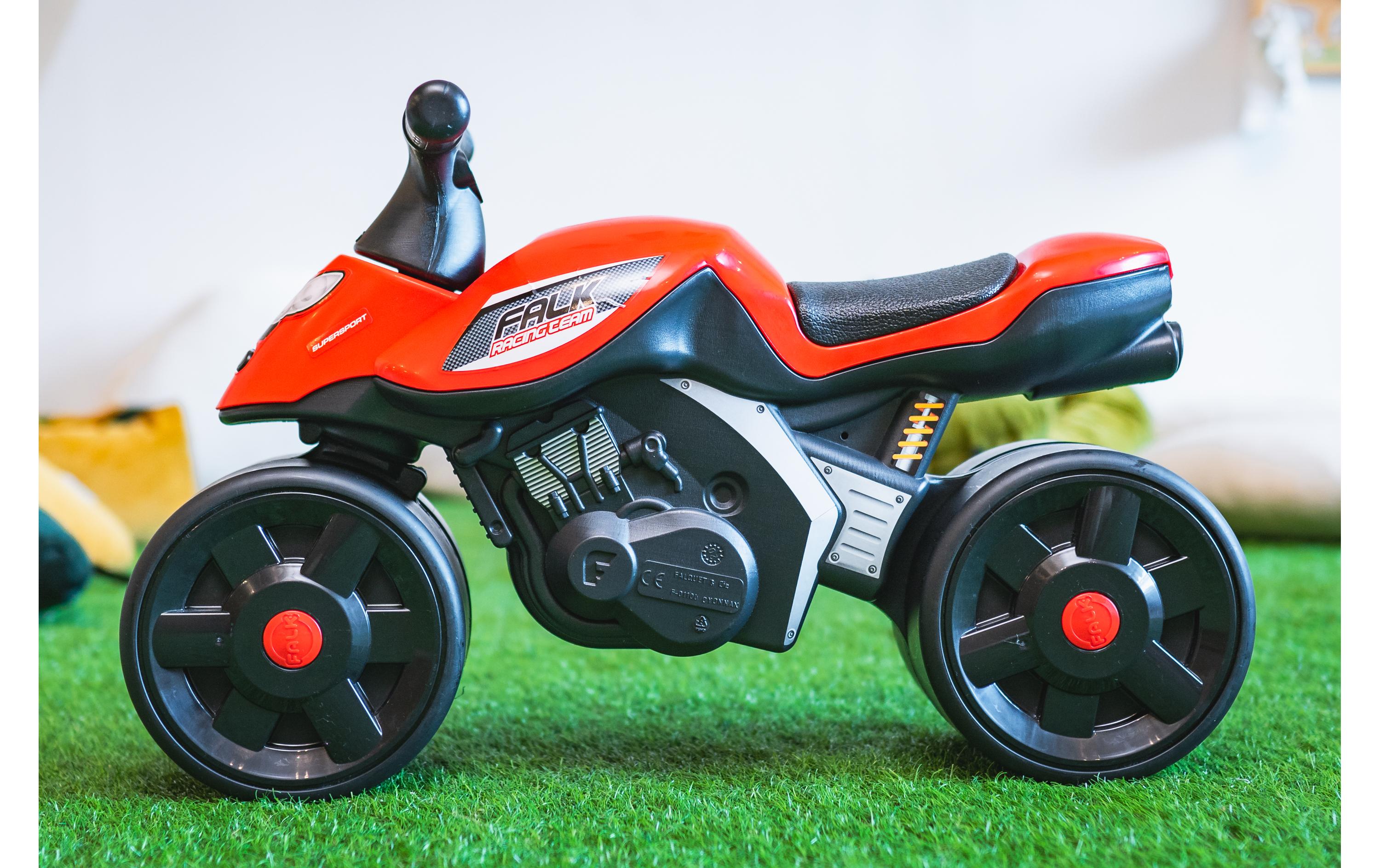 Rutschfahrzeug Motobike racingMotorrad Draisine Rot