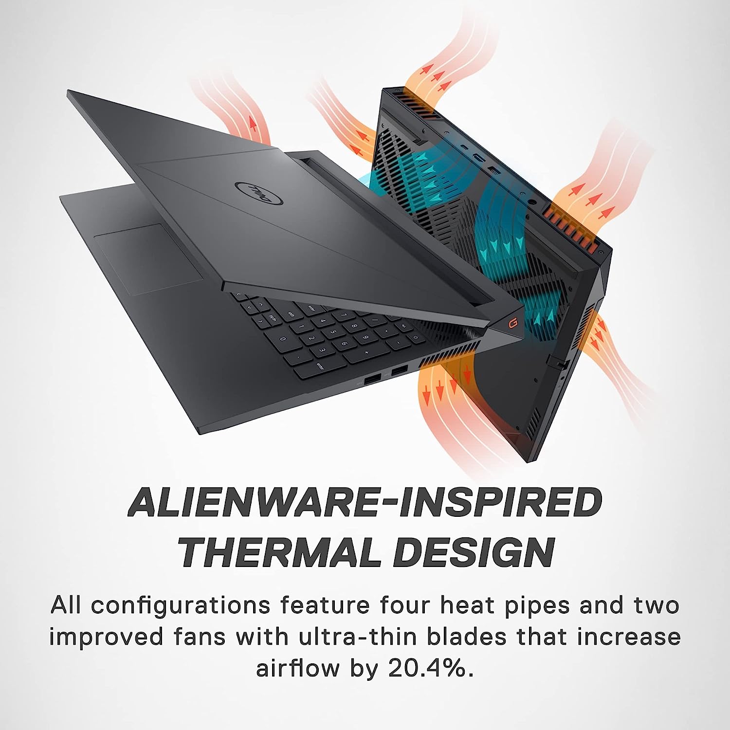 Notebook Gamer Dell G15 5530 - Tela FHD de 15,6 polegadas (1920x1080), Intel Core i7-13650HX, 16GB de RAM DDR5, SSD de 1TB, NVIDIA GeForce RTX 4060 8GB GDDR6, Windows 11 Home, Serviço - Cinza Escuro