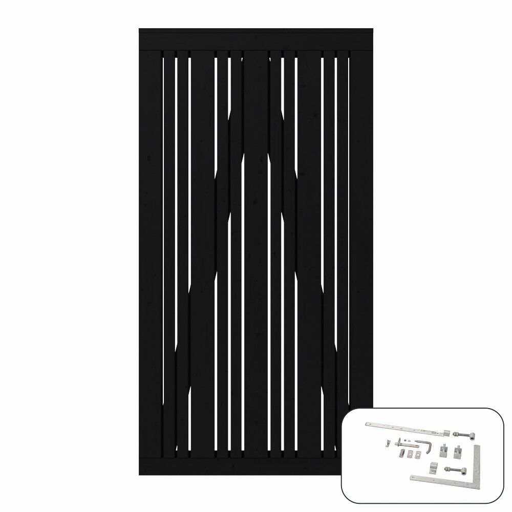 PORT PLUS TANGENT 95X180CM SVART