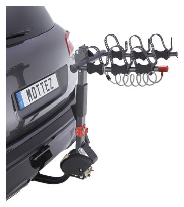 Porte-Vélo sur Boule d'Attelage Rabattable Mottez Hercule 3 Elec - 3 Vélos