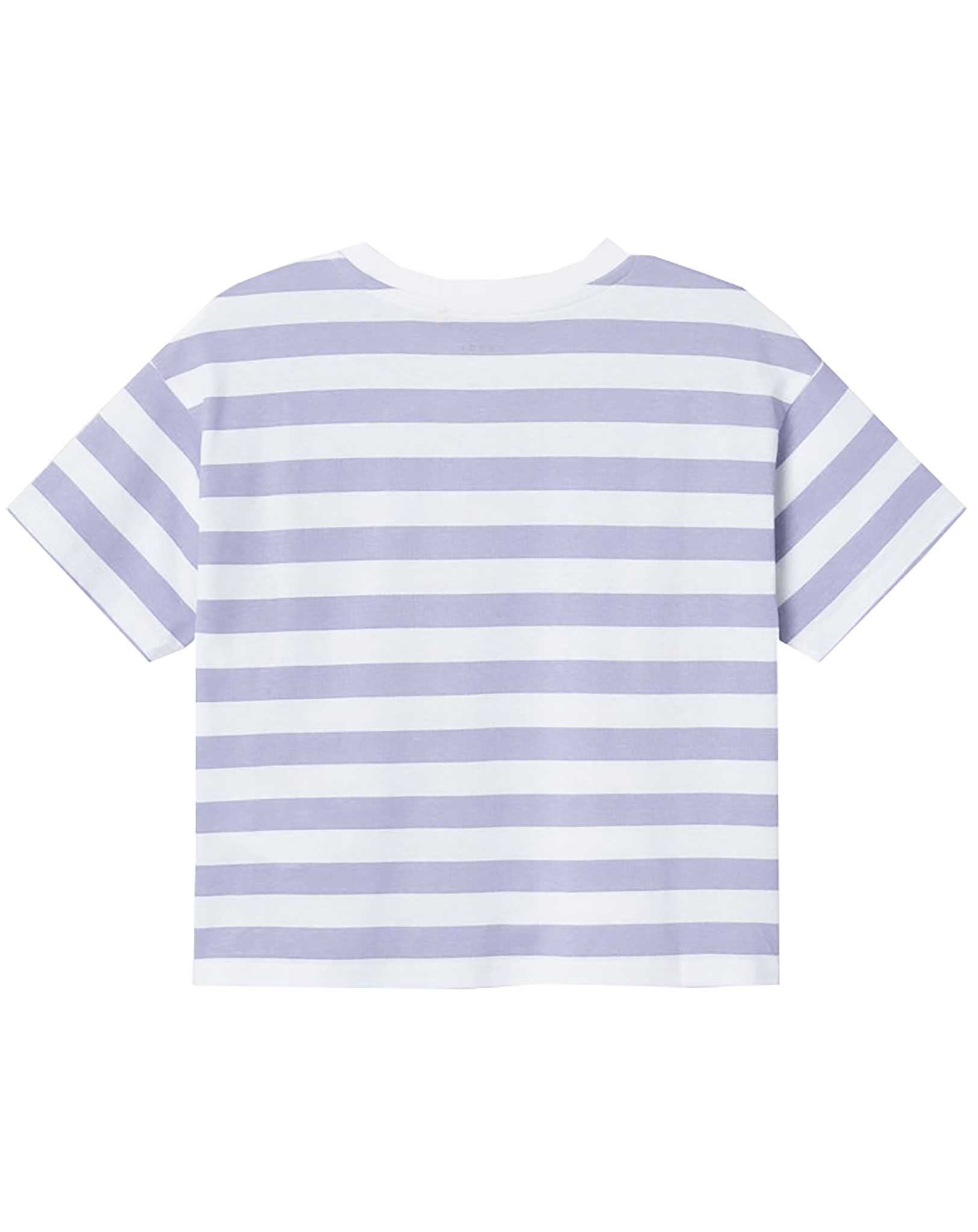 T-Shirt NKFVITANNI BOXY STRIPES in heirloom lilac