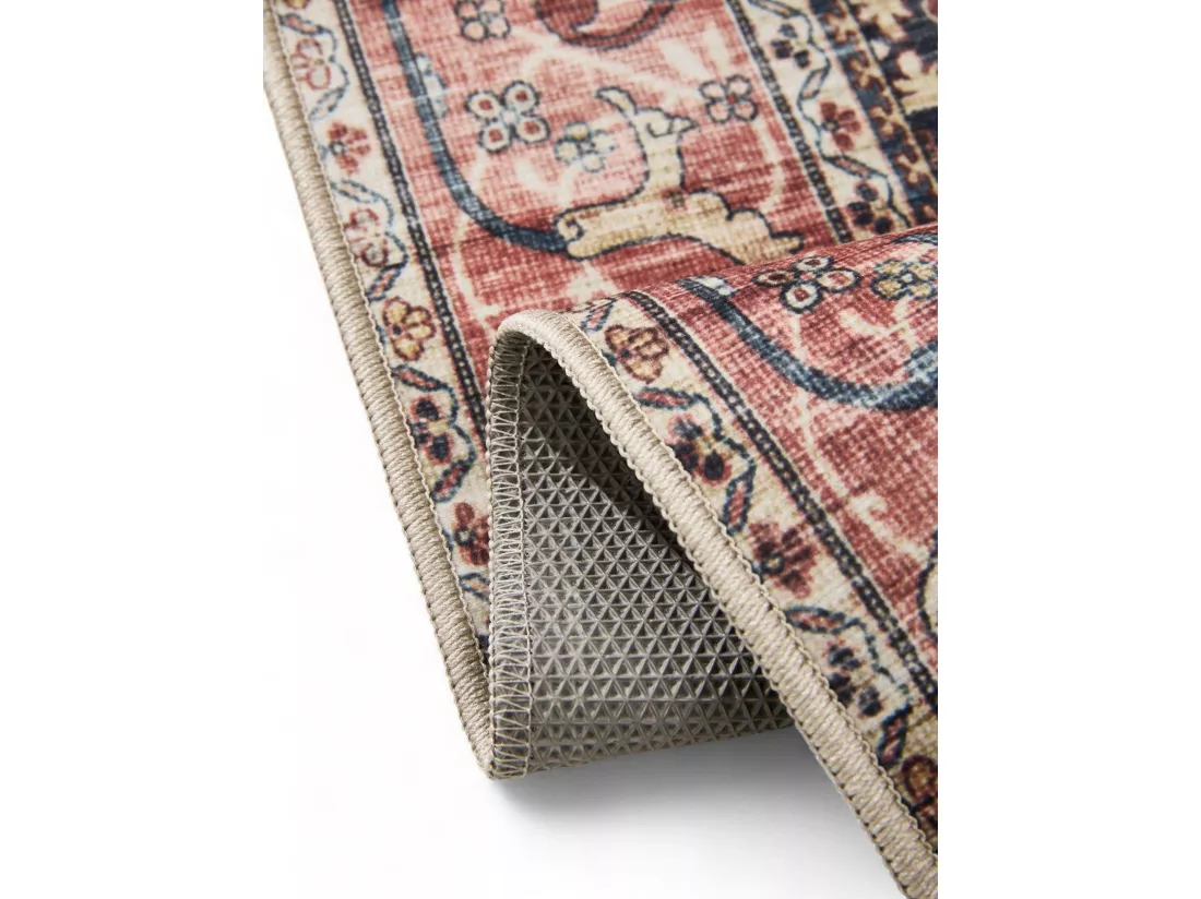 Tapis lavable George Multicouleur/Rouge 160x230 cm