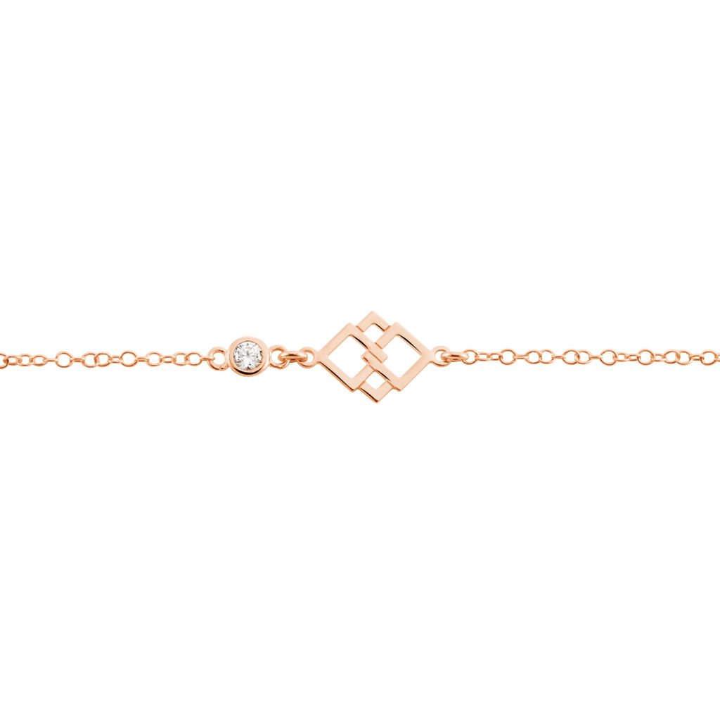 Bracelet Oumeima Argent Rose