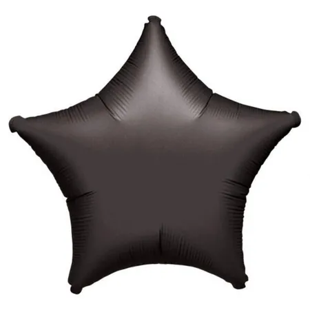 amscan Folienballon Stern schwarz