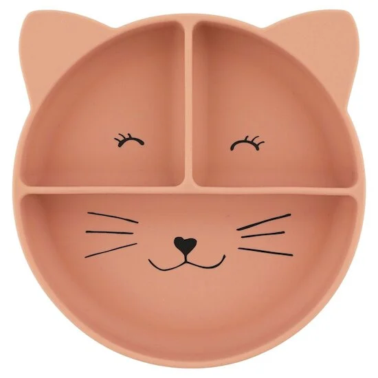 Assiette ventouse compartiments   Mrs. Chat        de               Trixie