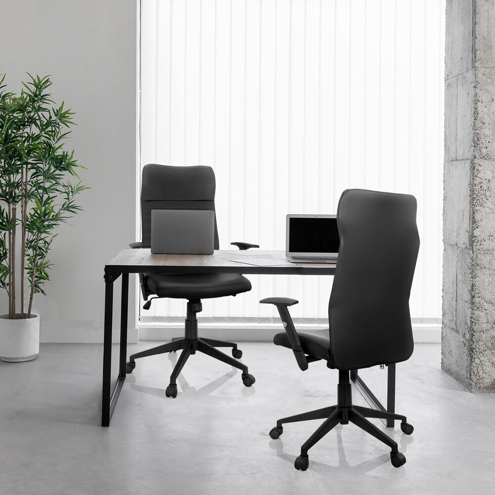Home Office Bürostuhl ARTON 30 Kunstleder mit Armlehnen (höhenverstellbar) hjh OFFICE
