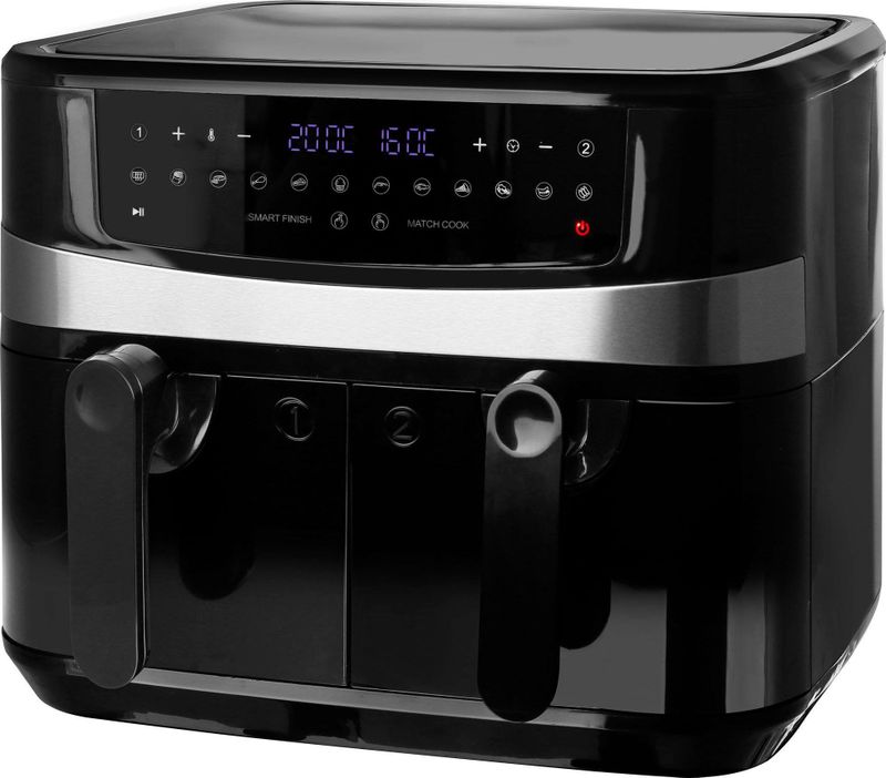 Emerio - AF-126672.4 - Heteluchtfriteuse - Zwart - 2x4,5L