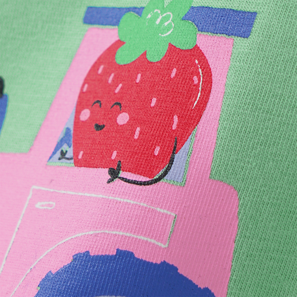 Topomini Baby T-Shirt mit Bauernhof-Print hellgrün