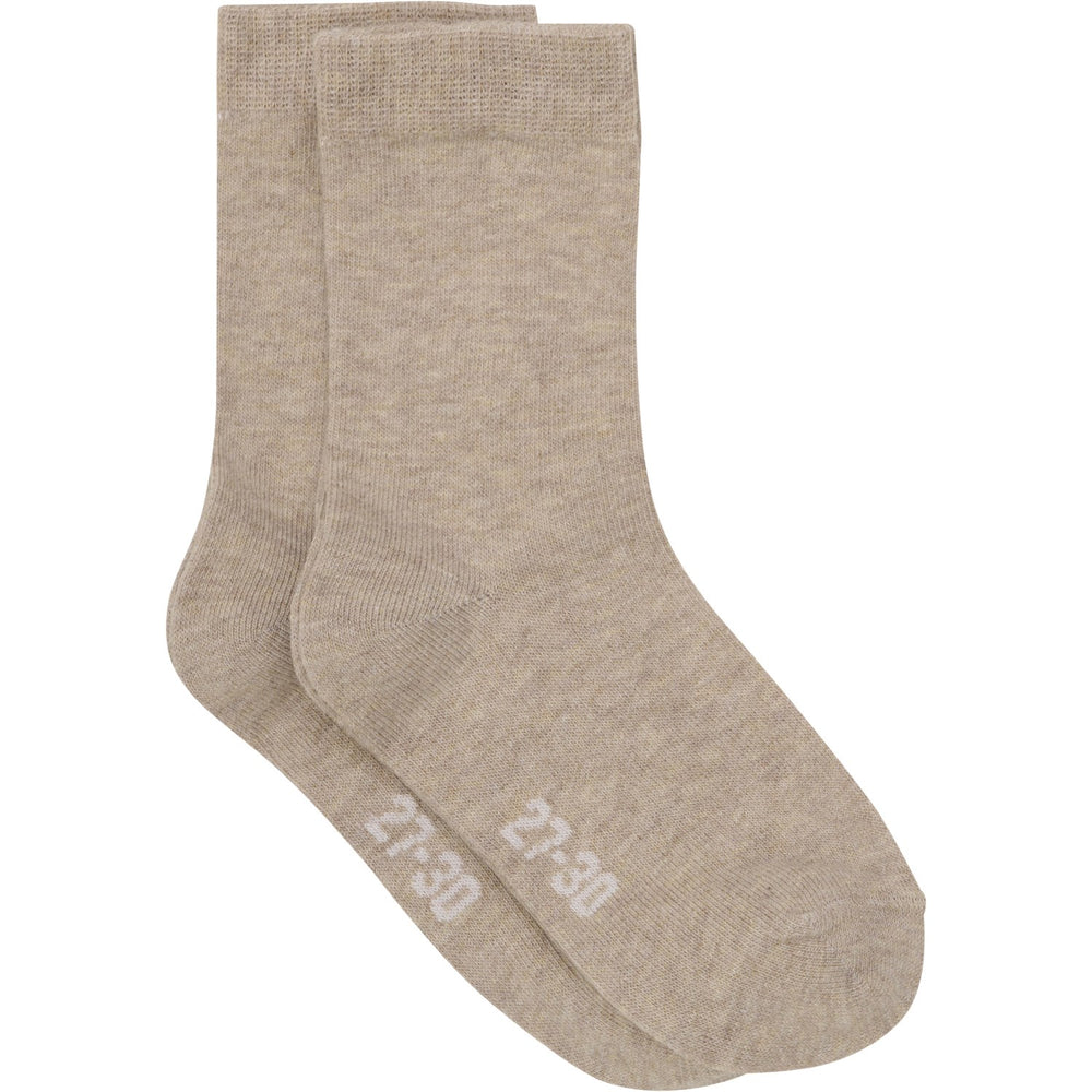 Køb Minymo Silver Mink Melange Ankelstrømper 2-Pak