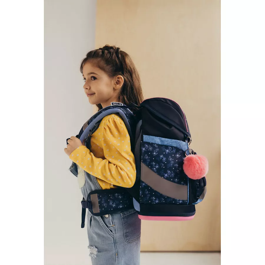 Belmil Schulranzen Premium Smarty Plus Set 5-teilig Sapphire