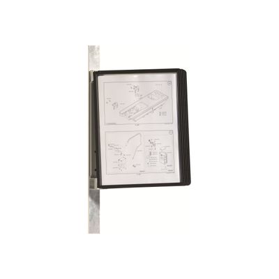 Durable Vario - Support mural magnétique avec 5 pochettes A4 - noir