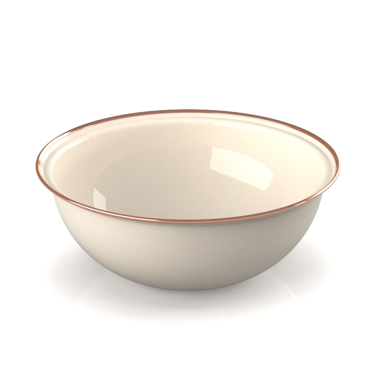 GSI Mesa Enamelware Bowl / dyb tallerken (Cream)