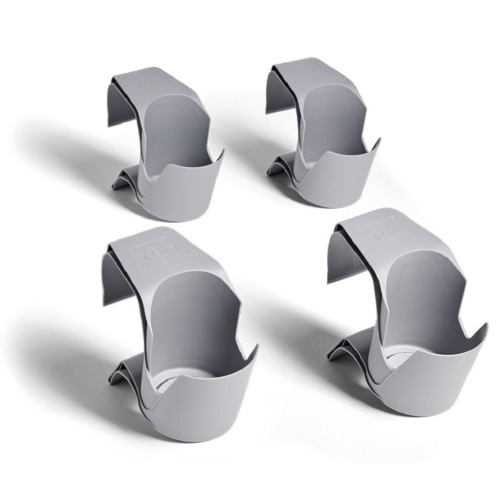 Lot de 4 porte-verres pour piscine Ø8,6xH.11cm