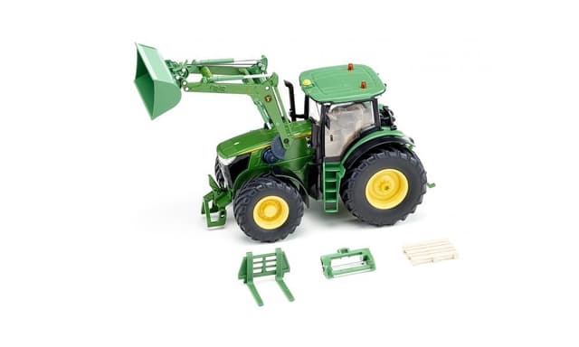 SIKU John Deere 7310R med frontlæsser og BT
