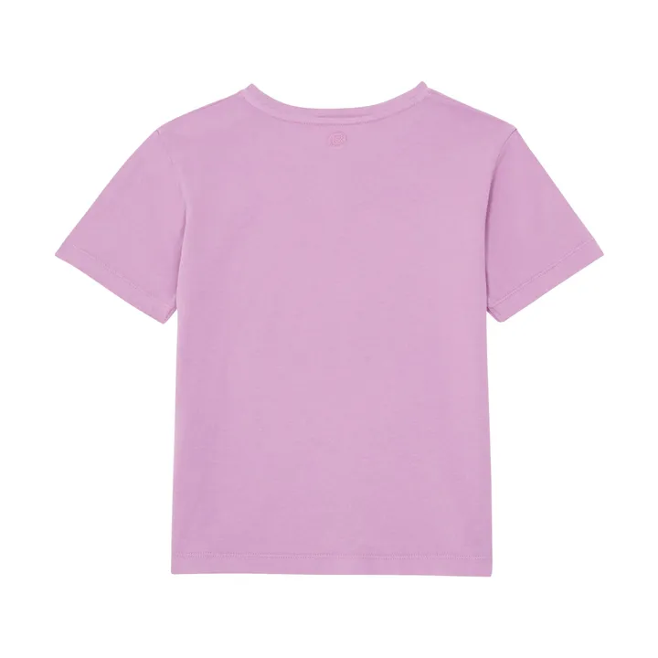 SMALLABLE BASICS T shirt Fille Manche Courte Coton Bio | Mauve