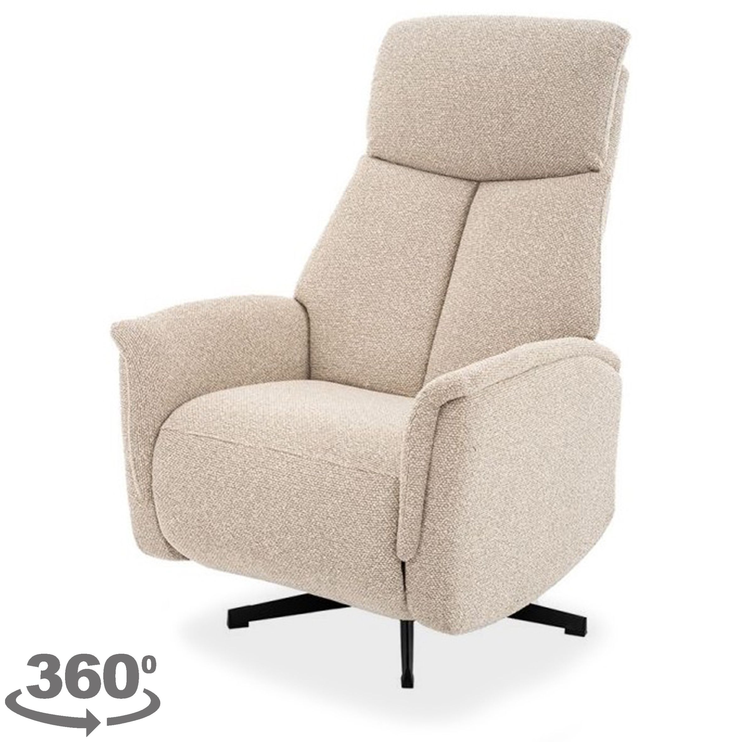 Relaxfauteuil Naturel CM-55.057 Aarhus B73 x D86 x H114 cm