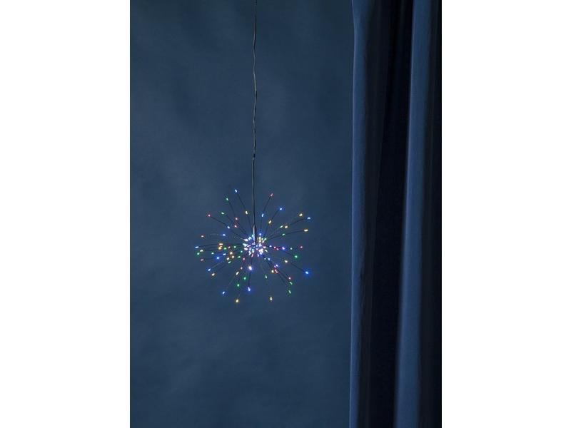 Star Trading Hänger Firework, 120 LED, 26 cm, indoor Hängedekoration in Feuerwerksform