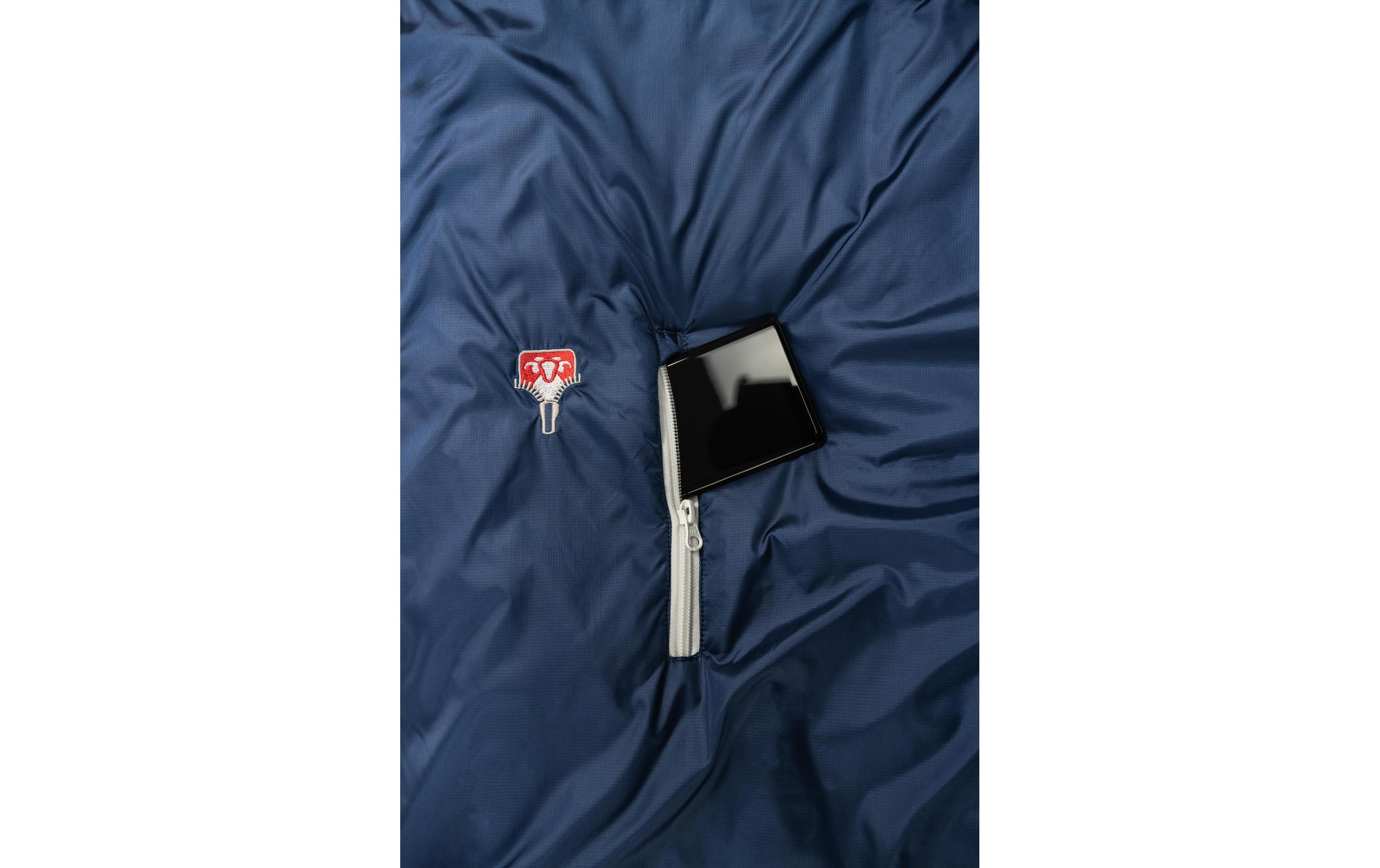 Schlafsack Biopod Wolle Murmeltier Comf. XXL Night Blue<br>Leichter 3-Saison-Schlafsack in Deckenform
