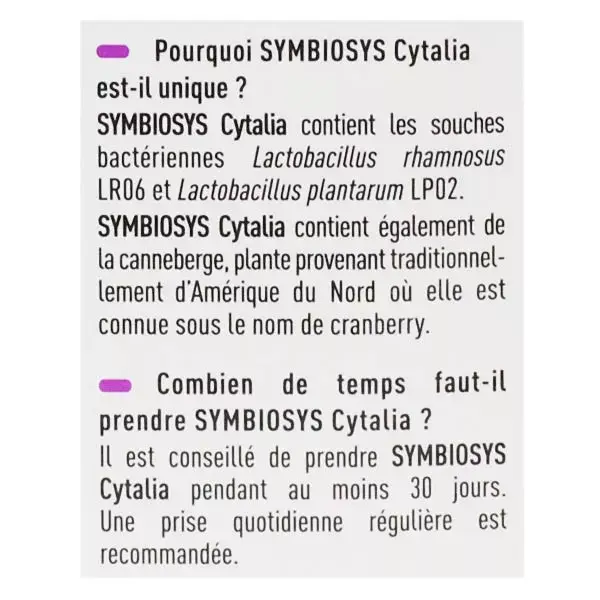 Symbiosys Cytalia Cranberry 30 sachês