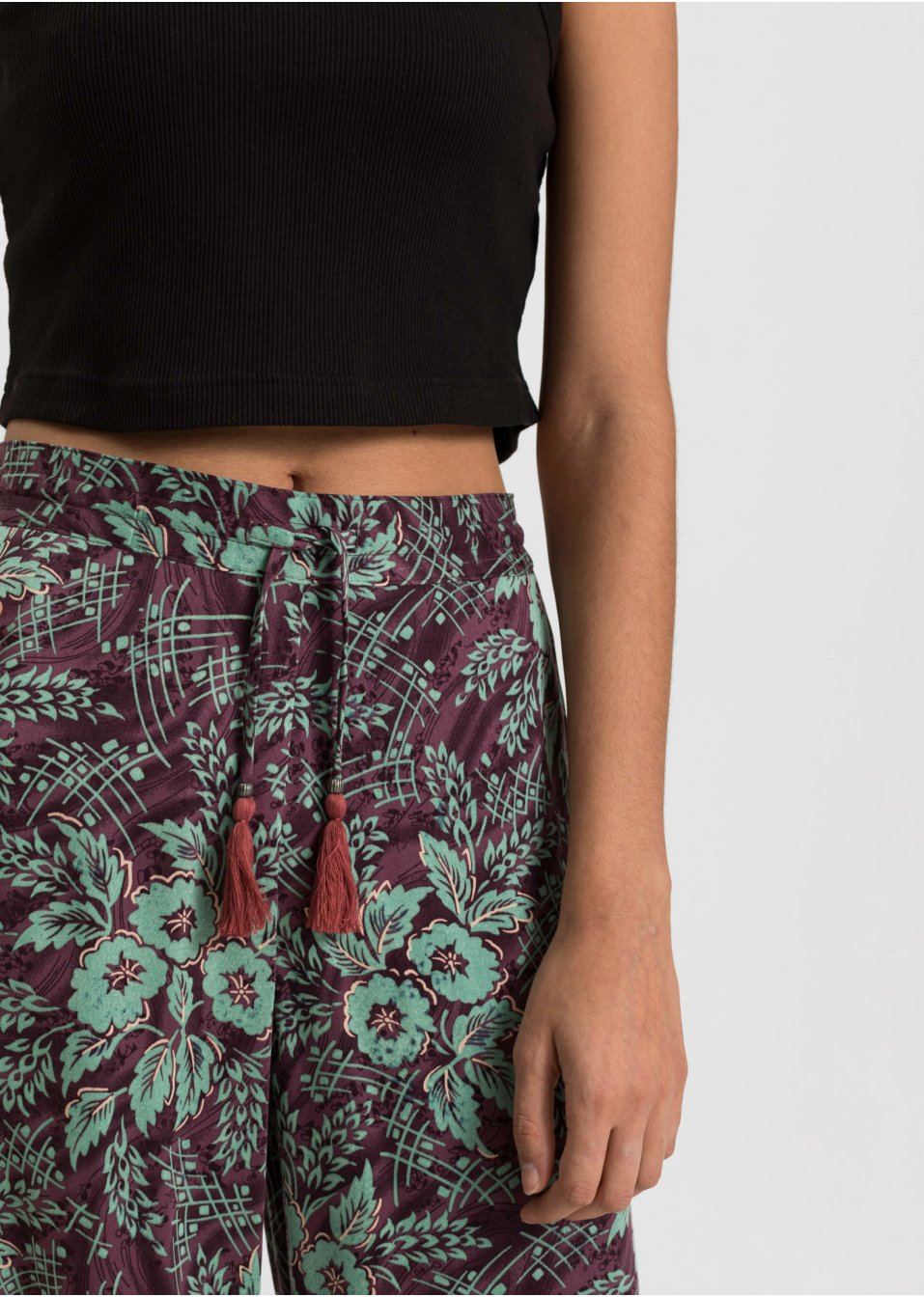 Pantalon à jambes larges