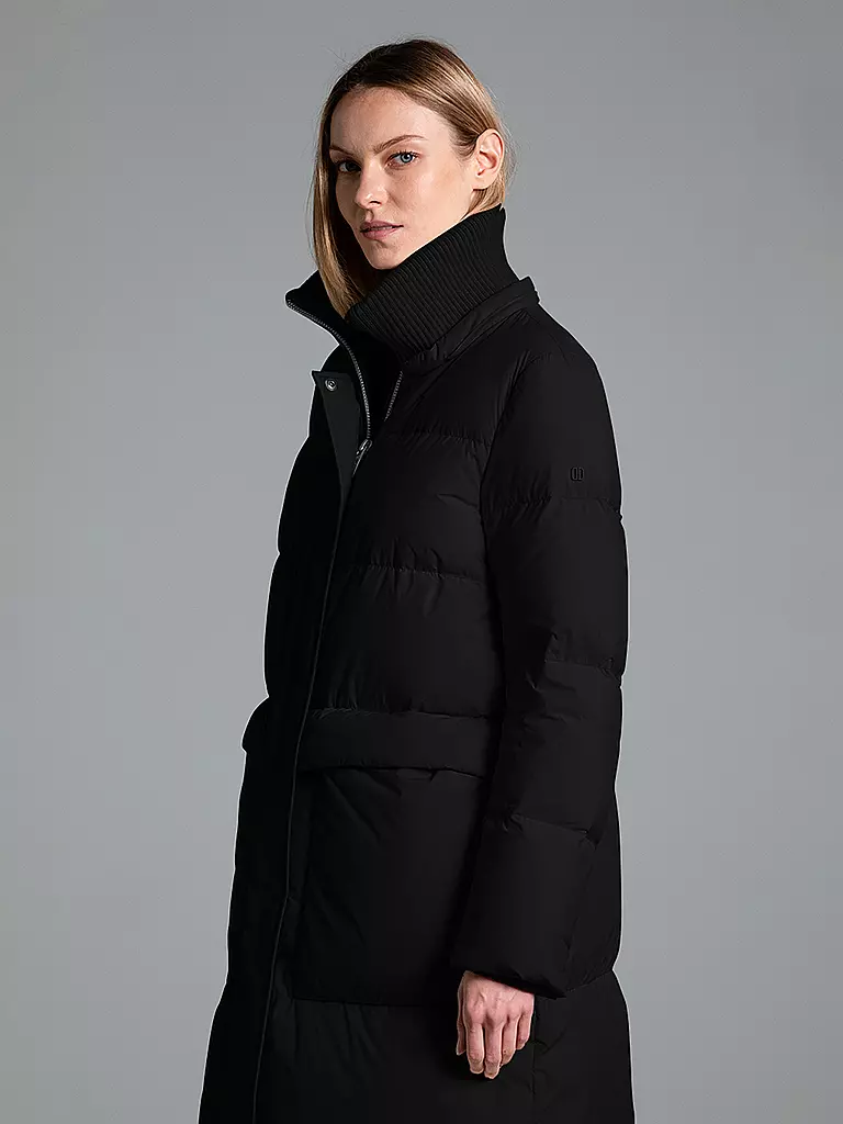 DUNO Daunenparka FULLY schwarz