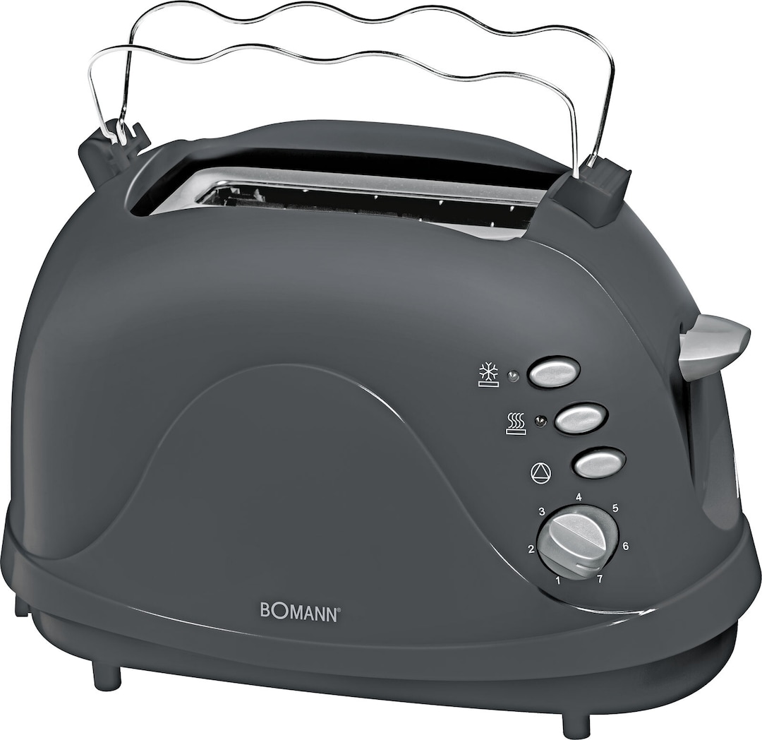 BOMANN Toaster TA 246 CB 700 Watt grau