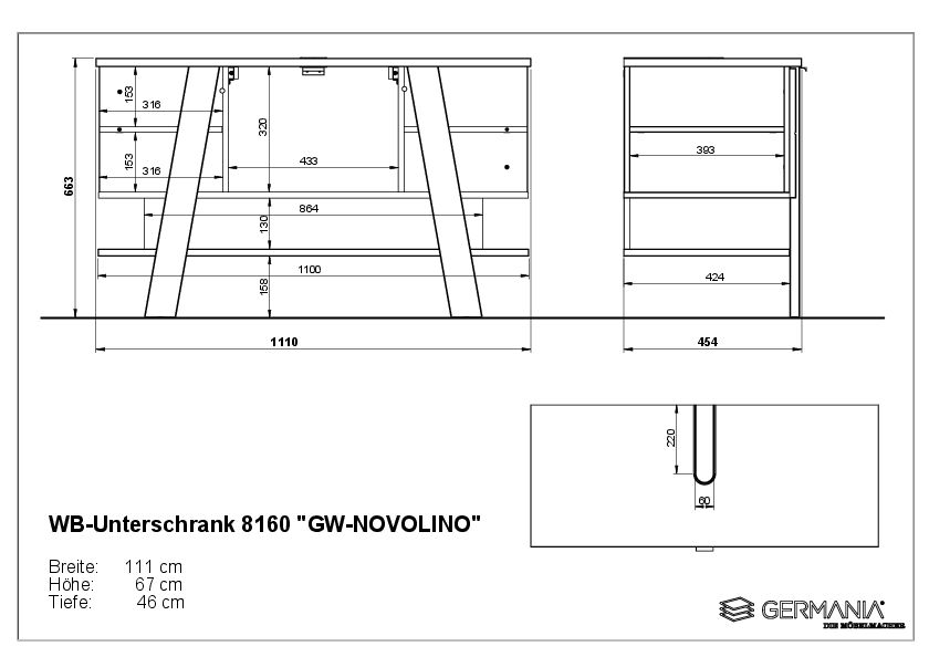 WB-Unterschrank Novolino