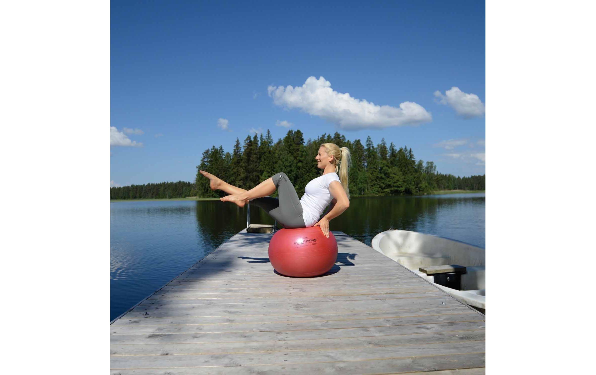 Securemax Ball Ø 55 cm rotGymnastik- und Sitzball