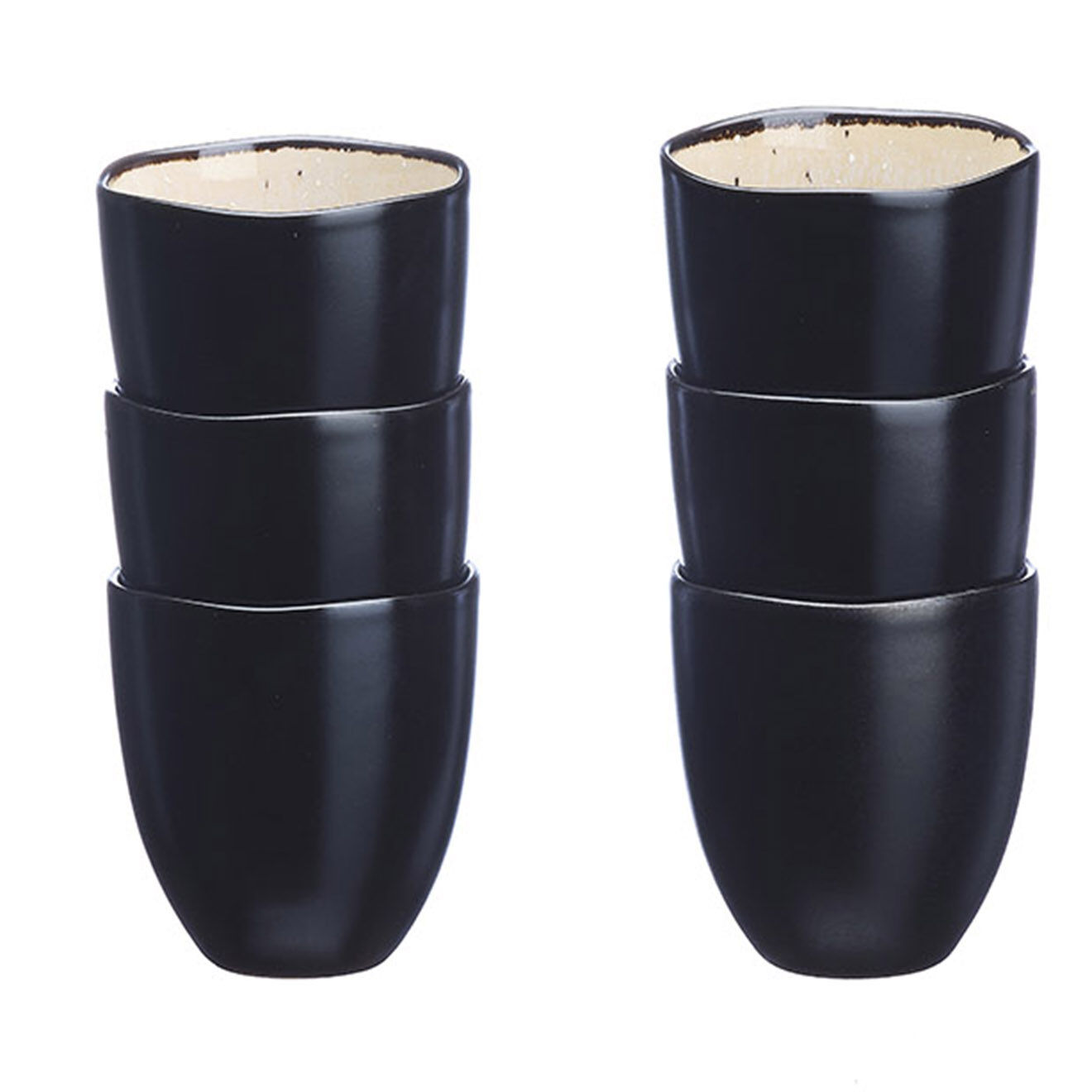 Bjorn 6 Tasses en Grès Iris blanc/ivoire - 15 cl
