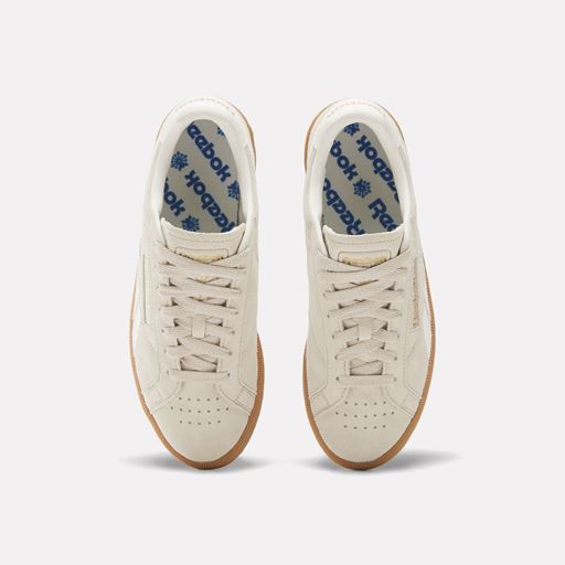 Reebok Club C Grounds Sneakers, Beige/Chalk/Gum, 38.5