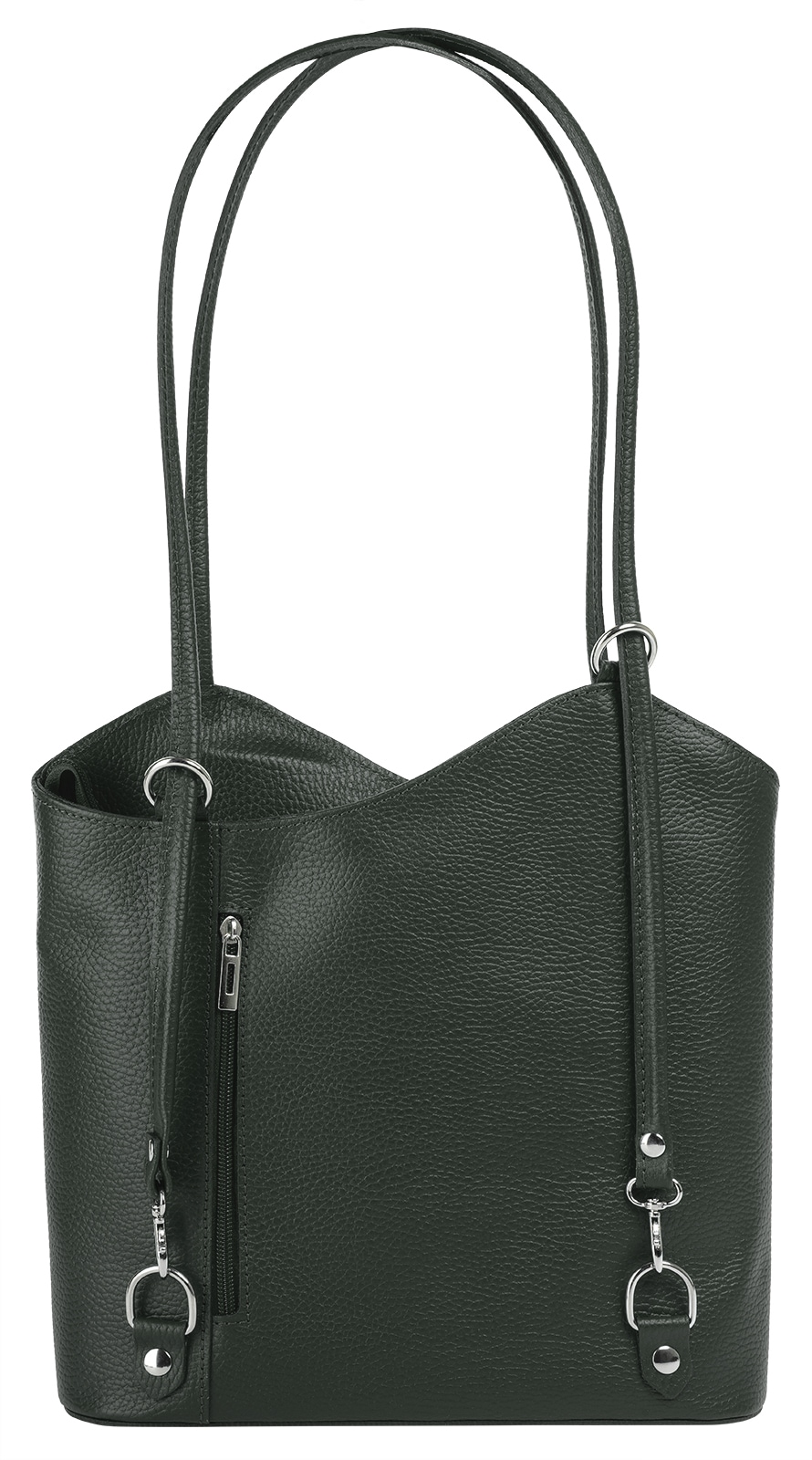 Cluty Cityrucksack echt Leder, Made in Italy
