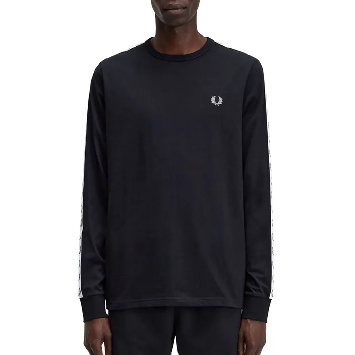 Fred Perry Taped Longsleeve Shirt Heren
