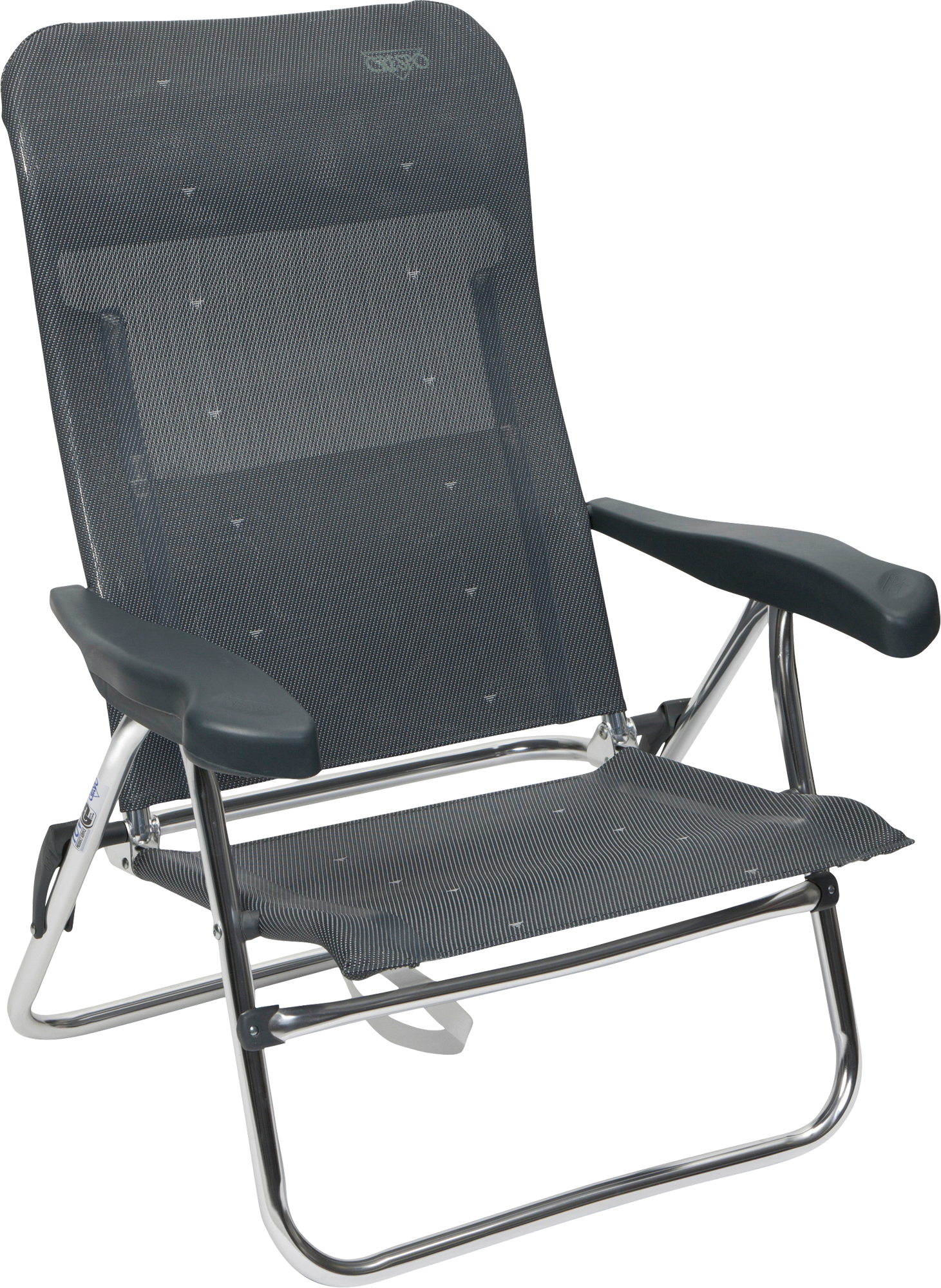 Crespo Classic AL/205 Strandstuhl dunkelgrau