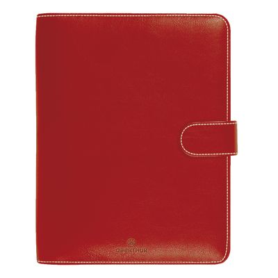 Organiseur Milano - 19 x 23 cm - rouge - Oberthur