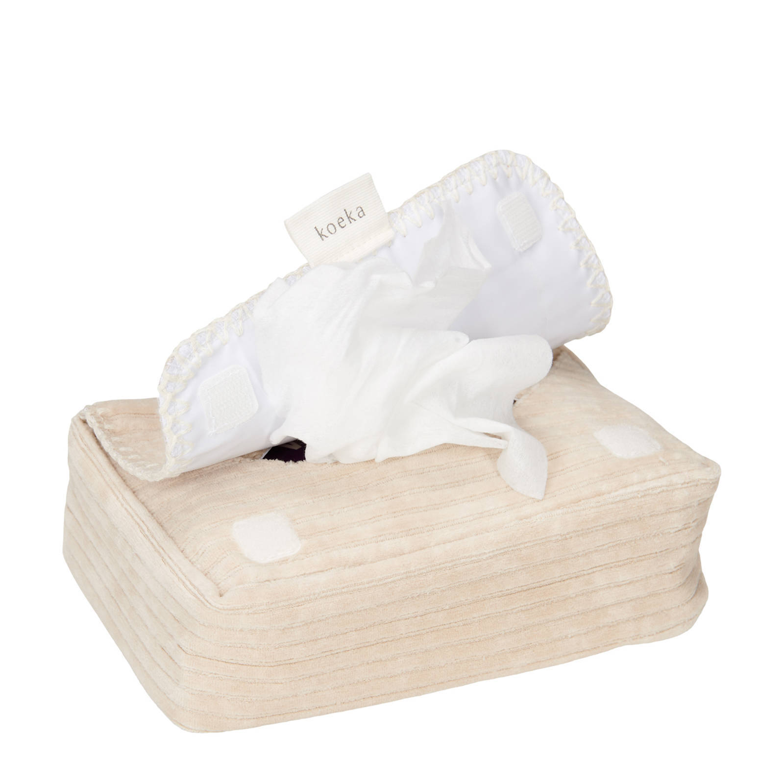 Koeka Vik babydoekjes box 12x20 cm sand