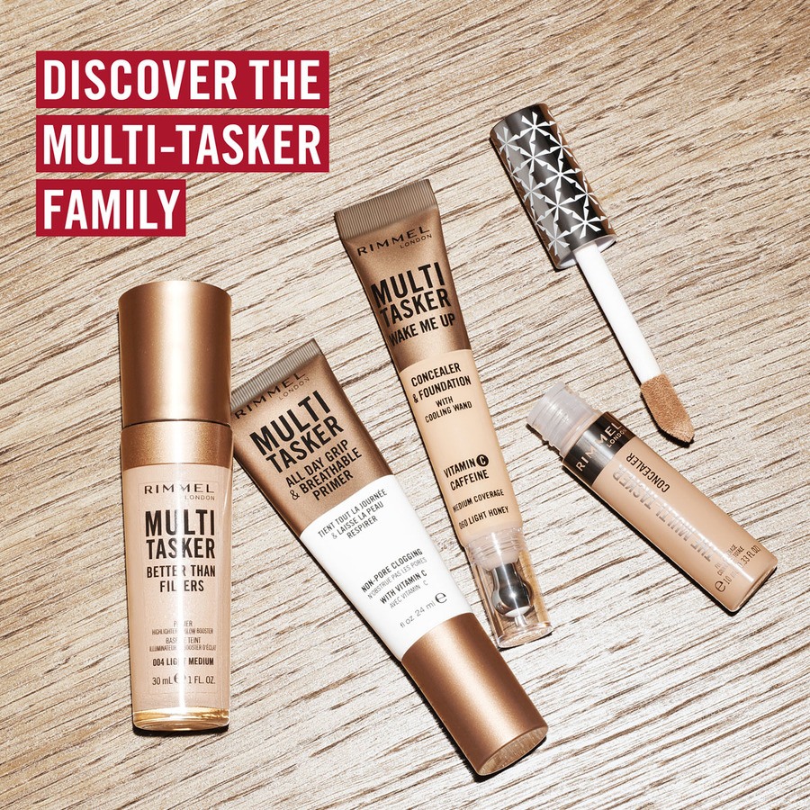 Rimmel London Multi Tasker All Day Grip & Breathable Clear Primer 24ml