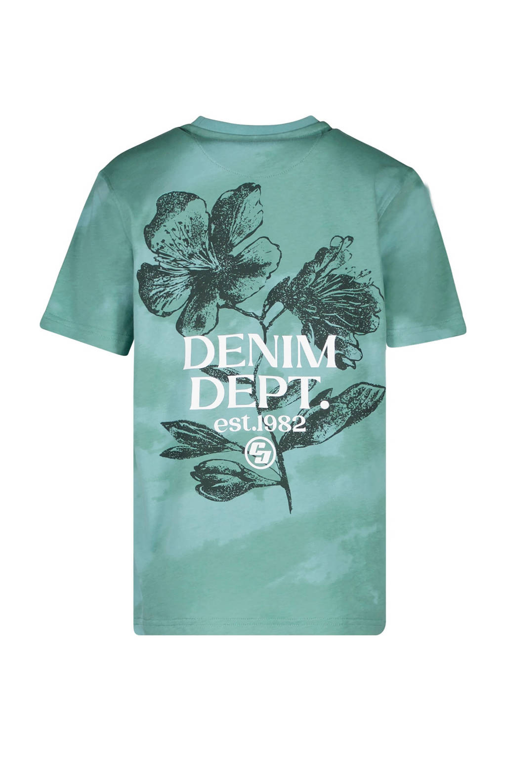 Cars T-shirt DEXEM met backprint turquoise