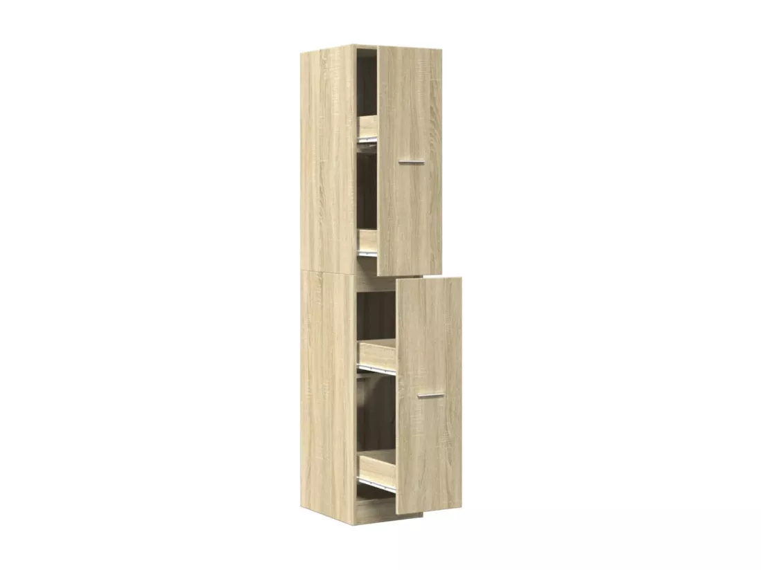 Armoire d'apothicaire chêne sonoma bois d'ingénierie