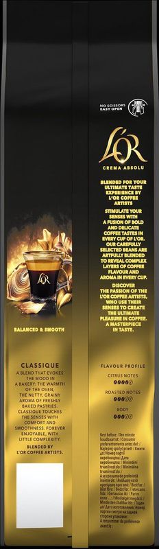 L'OR Crema Classique Koffiebonen - 4 x 500 gram