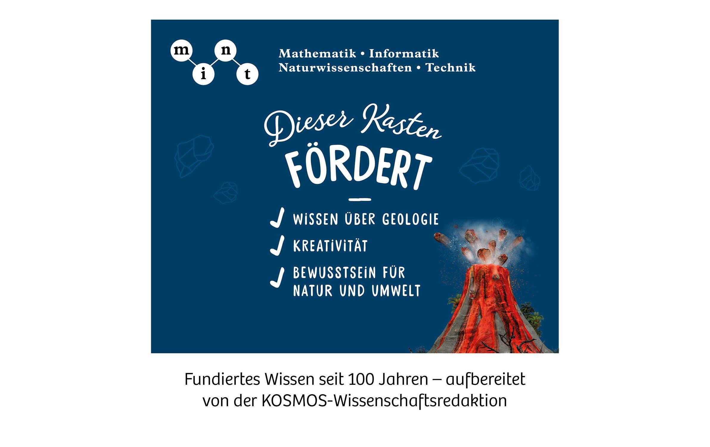 Experimentierkasten Urzeit-VulkanAufregendes Experiment mit Bastelspass